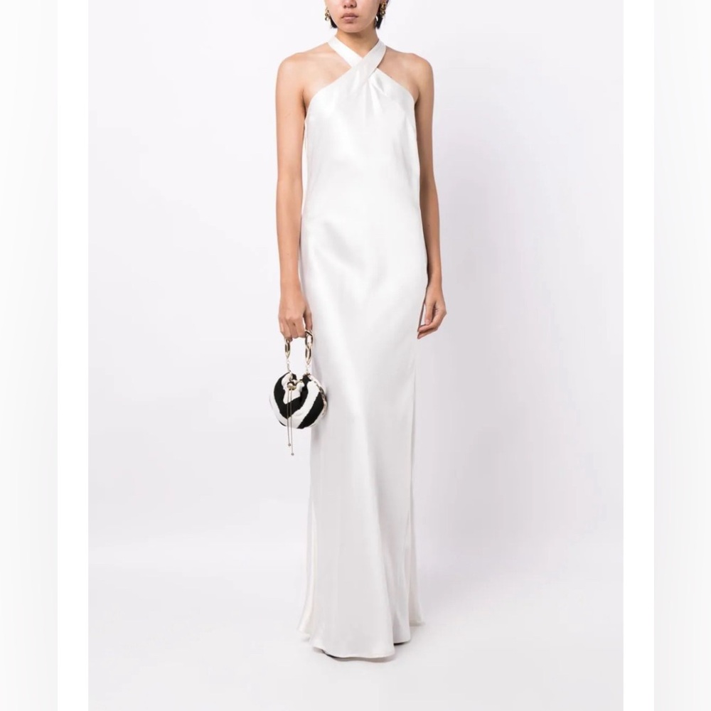 Galvan London Monaco Silk Dress